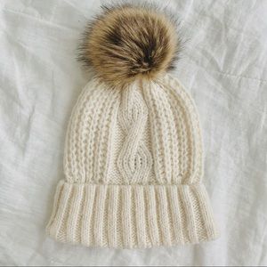 Aerie pompom knit beanie